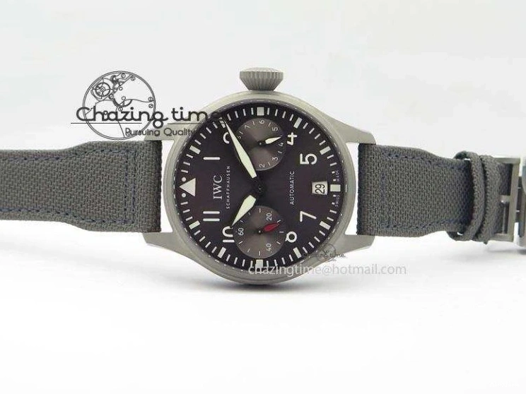 MIROTIME 0428 SunProtective Big Pilot Real PR IW500910 “Patrouille Suisse” ZF 1:1 Best Edition On Gray Nylon Strap 7278